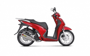 Akrapovic Racing Line RVS Compleet Systeem met E-keur Honda SH 150i 2013-2016